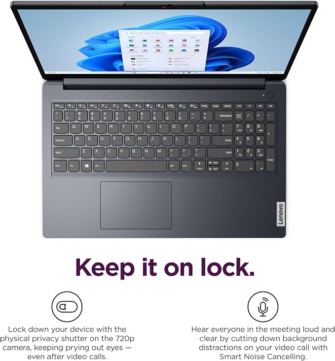 Lenovo IdeaPad 15.6" FHD Touchscreen Laptop, Intel 10-Core 13th Intel i5
