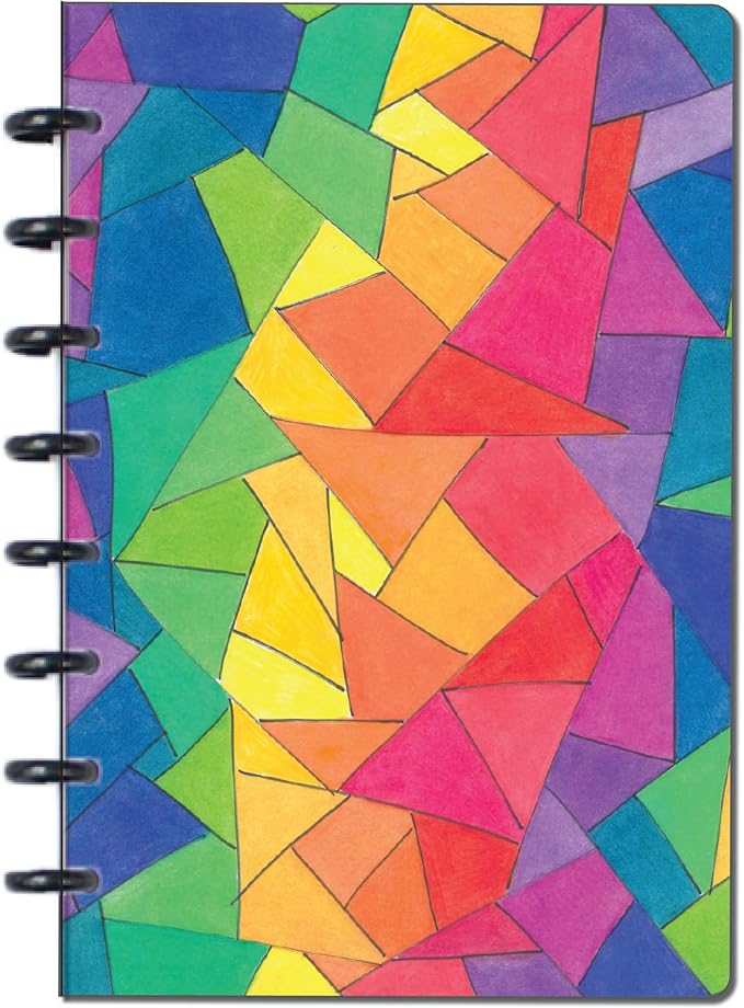 BetterNote COVER 8-Disc Planner Lightweight Durable SMALL Prism