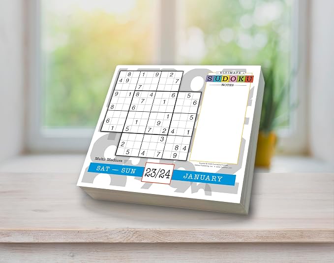 Ultimate Sudoku 2027 Daily Desk Calendar: Boxed Page-a-Day Puzzle Calendar with Day-to-Day Classic, Irregular, Multi, Odd/Even, Diagonal & Sum Variants