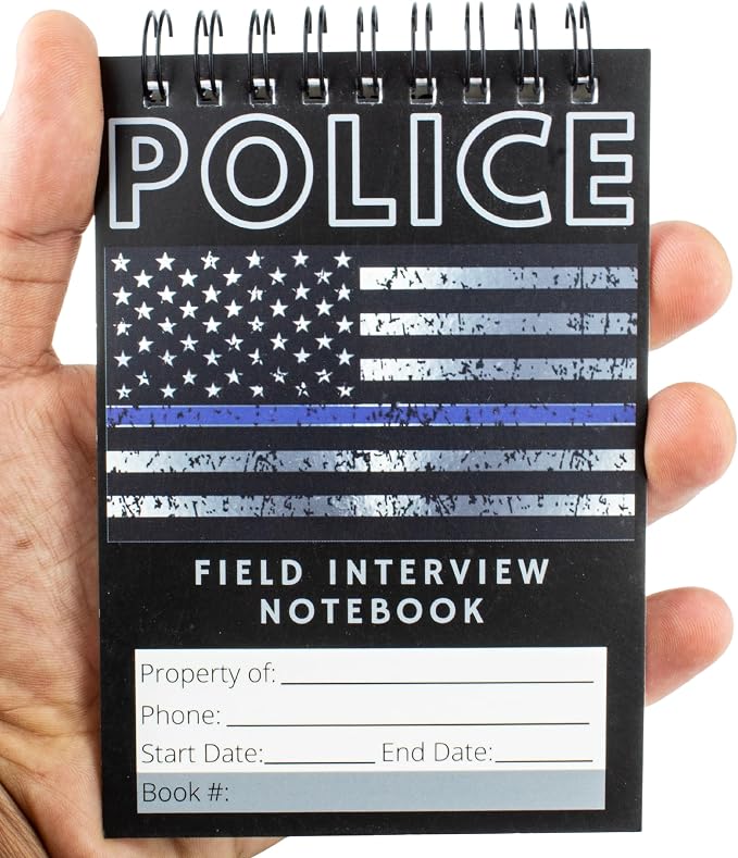 Field Equipt Police Incident Report Pocket Notepads, 5" x 3.5", 6 Pack