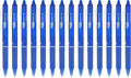 Pilot FriXion Clicker Erasable Gel Pens, Refillable, Blue Ink, 14-Pack - Smooth Writing Pens for School, Journaling, and Office Use