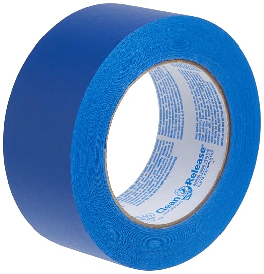 Duck Painter's Tape, Blue, 1.88-Inch x 60-Yard | Clean Release | Pack of 2 | Model 240195
