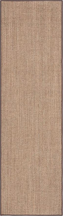 Martha Stewart x SAFAVIEH Area Rug Collection - 2'3" x 10' Runner, Light Brown, Sisal & Jute, Farmhouse Style, Ideal for Living Room, Foyer, Bedroom, Hallway (MSR9501T)