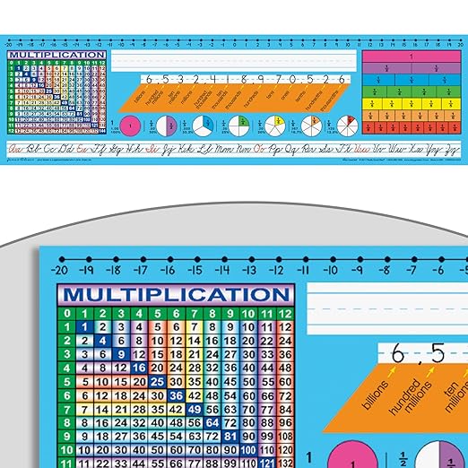Really Good Stuff Zaner-Bloser Vinyl Desktop Nameplates, 24-Pack