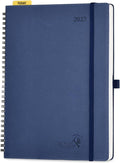 POPRUN 2027 Planner, Large 8.5" x 10.5" Weekly Calendar, Day Planner 2027
