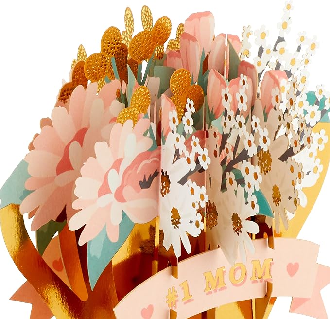 Hallmark Signature Paper Wonder Pop Up Birthday Card for Mom (All Time Best) (Pack of 2)