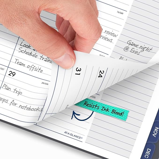 AT-A-GLANCE 2027 Planner, Monthly, 8.5" x 11", Tabbed, DayMinder, Gray (GC4700727)