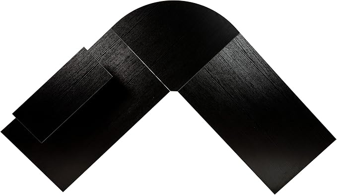 Flash Furniture 71.5 in L-Shaped Corner Computer Desk, Black | Gaming Desk, Space Saving, Easy to Assemble