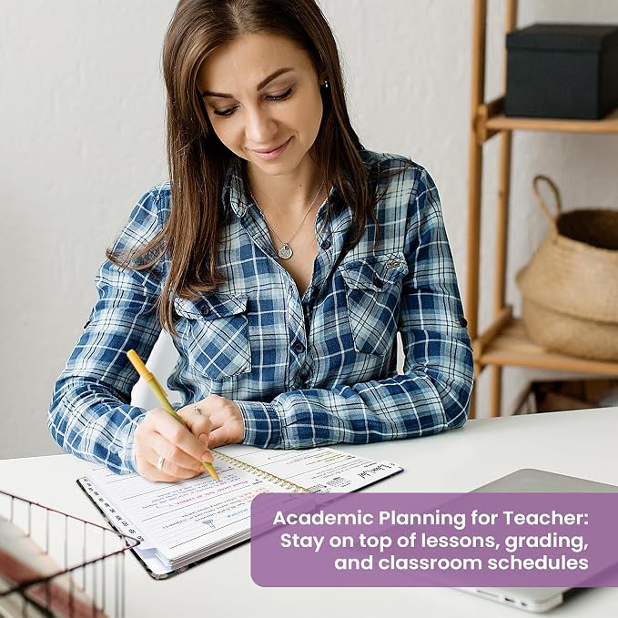 Planner 2026-2027, Monthly & Weekly Jul 2026-Jun 2027 Calendar Book | 6.3" x 8.5", Hardcover Spiral Planner with Tabs, School Pretty Agenda for Women, Students, Teachers, Whispering Petals