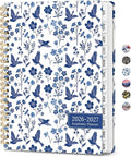 ZOTIA Academic Planner 2026-2027, Monthly & Weekly Jul 2026-Jun 2027 | Porcelain Flight, 6.3" x 8.5" Calendar Planner for Women, Hardcover Pretty Organizer for Women, School Office Home Supplies