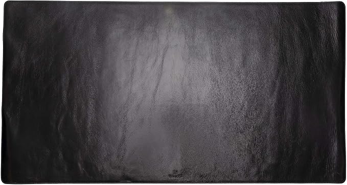 Premium Leather Desk Mat (36 X 19 inch) - Large Mouse Mat for Home Office Accessories (Rustic Black)*