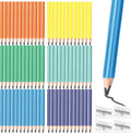 Spakon 96 Pcs Triangle Short Fat Pencils for Kid Bulk Back to School Gift