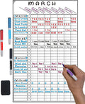 Multi-use Magnetic to-Do List Board Chore Chart List Goal Planner Task Habit Tracker Monthly Weekly Daily Homework Child Calendar Family Wedding Checklist Chirstmas Gift Kitchen Fridge Dry Erase Board