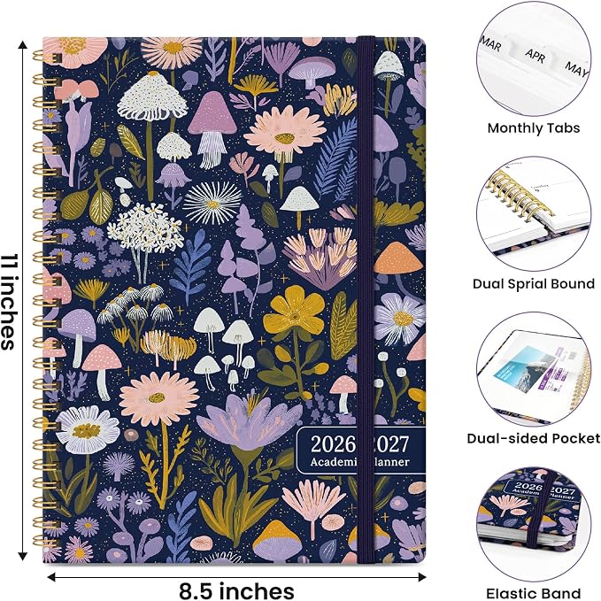 ZOTIA Planner 2026-2027 Weekly & Monthly Calendar Planner Jul 2026-Jun 2027