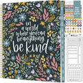 bloom daily planners 2027 Planner for Women (8.5" x 11") - Weekly & Monthly Calendar Year (January to December) Softcover Agenda Book Organizer with Stickers & Stencil - Be Kind