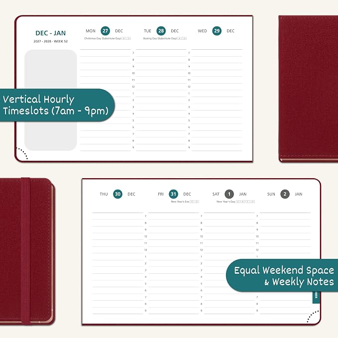 BEZEND 2027 Planner Weekly and Monthly, Daily Calendar Book (9"x5.5")
