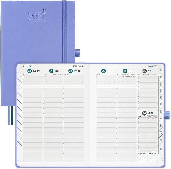 BEZEND 2027 Planner Weekly and Monthly, Daily Calendar Book (A5-6"x8.5")