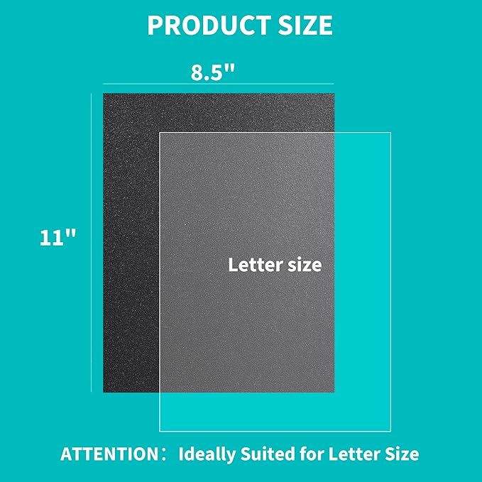 Binditek 200 Pack Binding Covers Set, 8.5x11 Inches, 10Mil PVC & 12Mil Poly | Binding Covers and Backs Set, Letter Size, 10 Mil Clear PVC Binding Cover, 12Mil Black Poly Cover, Square Corners, Unpunched