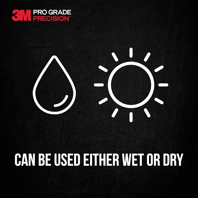 3M Pro-Pad Sanding Sponge, 2.88 x 4 x .5 in, 150 Grit, 54-Pack, Brown | Ideal for use on wood, paint, and metal. Can also be used on plastic and drywall