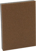 3M Pro-Pad Sanding Sponge, 2.88 x 4 x .5 in, 150 Grit, 54-Pack, Brown | Ideal for use on wood, paint, and metal. Can also be used on plastic and drywall