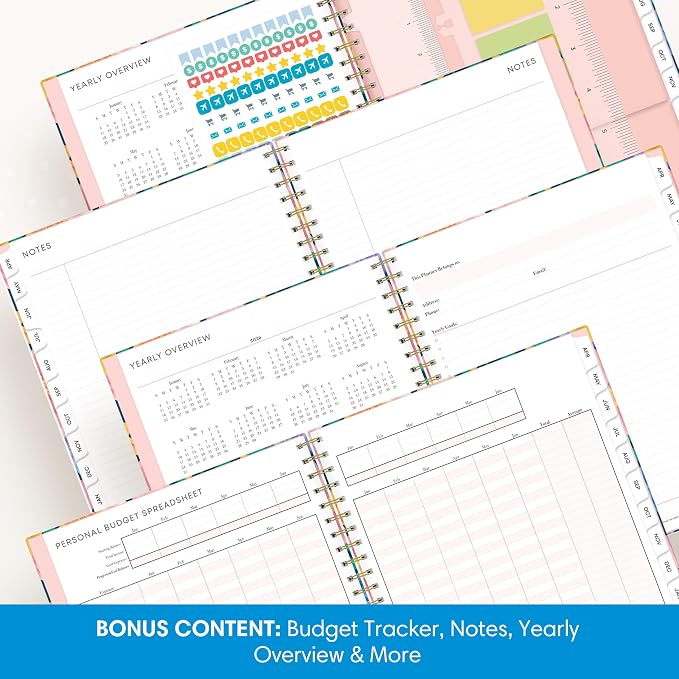 Blue Sky 2026-2027 Weekly & Monthly Academic Planner, 8.5"x11", Nerina