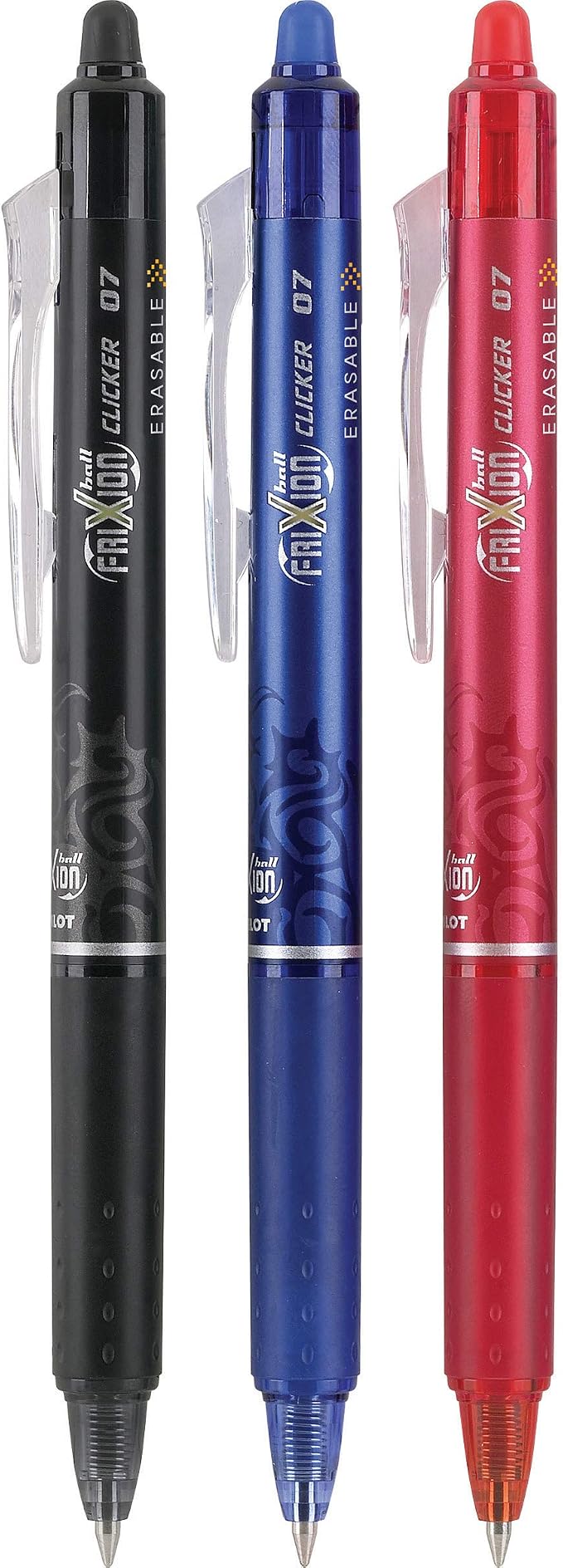 PILOT FriXion Clicker Erasable Gel Pens, Fine Point (0.7mm), 36-Pack