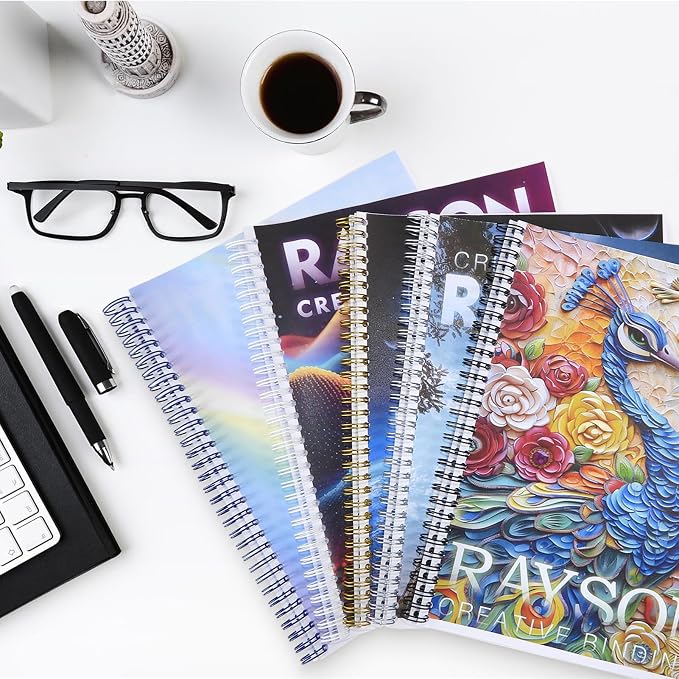 Rayson Wire Binding Spines, 9/16" 3:1 Pitch, 32-Loop, Multicolor, 100 Pack | Includes black, gold, blue, white and silver; choose 9/16" size for medium-thick documents with 3:1 pitch binders.