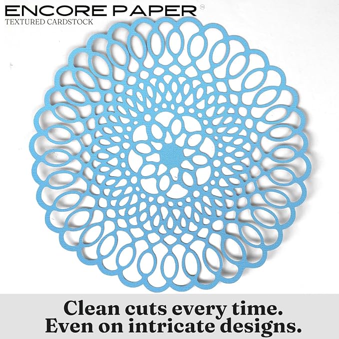 Forget-Me-Not—12x12 Textured Cardstock | 80lb Textured Blue Scrapbook Paper | Premium Cardstock for Cricut Cutting | 25 Sheets