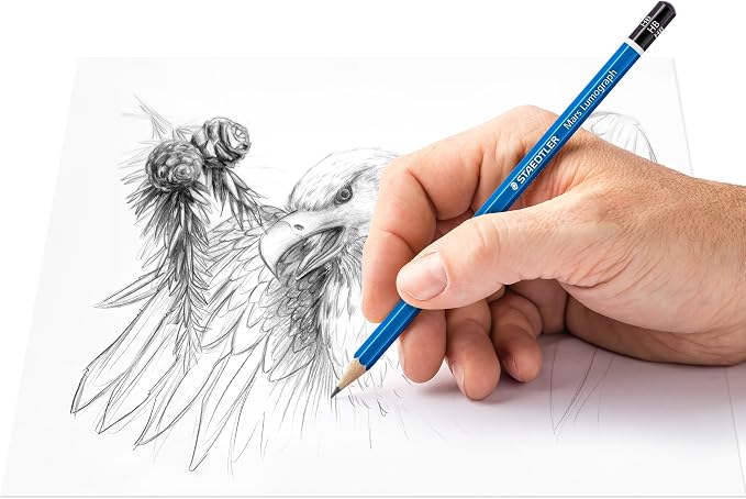 STAEDTLER Mars Lumograph Art Drawing Pencils – Sustainable,Break-Resistant Graphite,Metal Case,12 Count (Pack of 2)