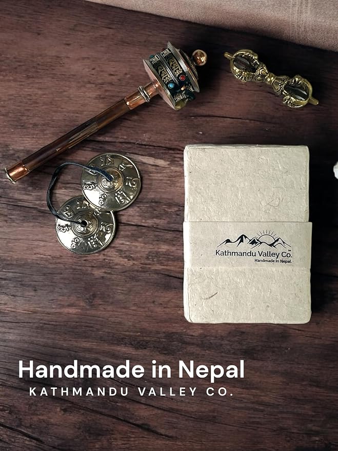 Handmade Lokta Card Stock 5x7 Inch Deckle Edge Paper (100 Sheets) | Kathmandu Valley Co. tree-free cardstock, decorative DIY invitations, vintage stationery, made in Nepal
