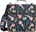 Axolotls Print Zipper Binder Bag 3 Ring with Shoulder Strap & Handle Multi Pocket Binder Organizer Bag Large Capacity for School Office Supplies