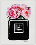 'Glam Perfume Bottle Flowers'| Canvas Art | Stupell Industries | 30 x 40 Inches, Easy to Hang and Sturdy, Made in USA, by Amanda Greenwood