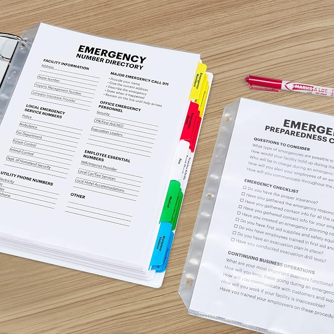 Avery Clear Heavyweight Sheet Protectors, Non-Glare, Easy Load, 200 Document Protectors (74401)
