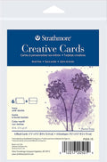 Strathmore Creative Cards, Ivory with Deckle Edge, Announcement Size, 3.5x4.8 inches, 6 Pack, Envelopes Included - Custom Greeting Cards for Weddings, Events, Birthdays
