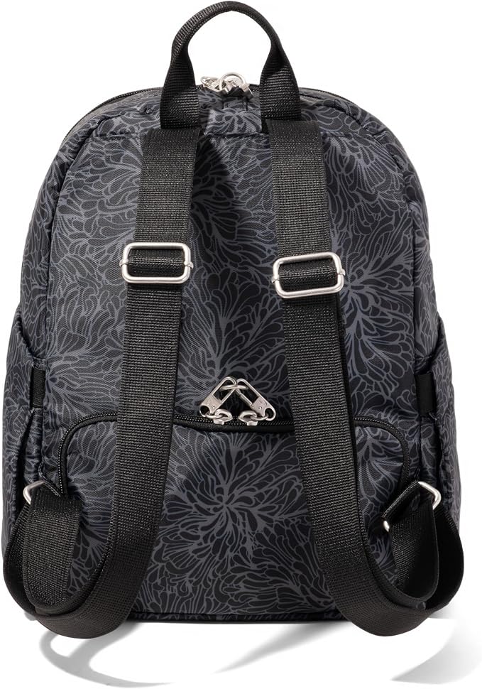 Securtex Anti-Theft Getaway Backpack - 9.4"x13"x5" Travel Safe Bag w/Locking Zippers, Slash-Resistant, RFID