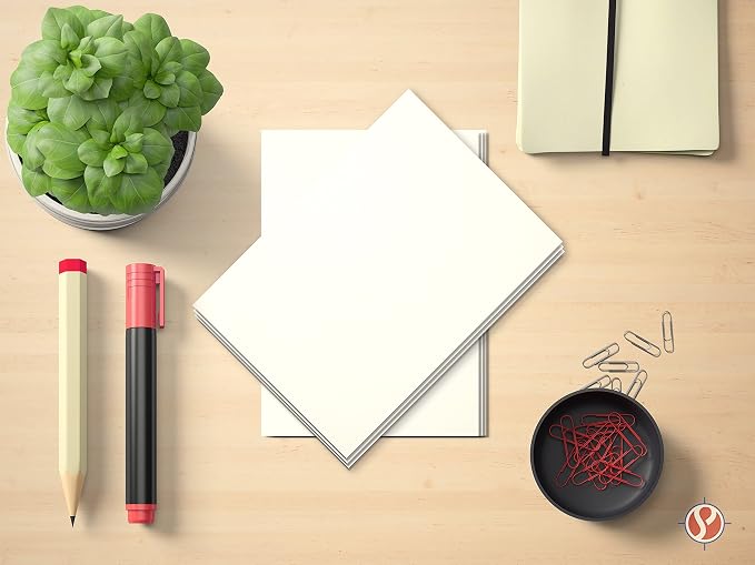 White Cardstock - For School Supplies, Kids Art & Crafts, Invitations, Business Card Printing | Extra Thick 100 lb Card Stock, 8.5 x 11 inch, Heavy Weight Hard Cover Stock (270 gsm) 50 Sheets Per Pack