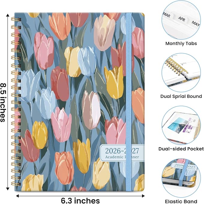 ZOTIA Planner 2026-2027, Jul 2026-Jun 2027 Weekly & Monthly Calendar