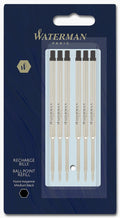 Waterman Ballpoint Pen Refill, Medium Point, Black Ink