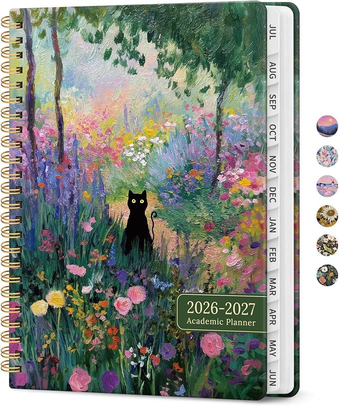 Planner 2026-2027, Monthly & Weekly Jul 2026-Jun 2027 Planner Calendar