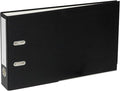 2-Ring Top-Punched Binder for 8.5" x 14" Legal Paper - Black, by Bindertek | Top-Opening, 2" Spine, 300 Sheet Capacity, 1.9" Lever Arch Mechanism, Linen-Textured Covers, Steel Reinforced Edges