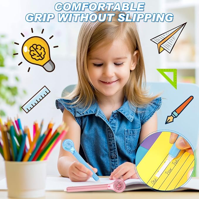Gersoniel 10 Pack Correction Tape Pen for School Office,Bright Color