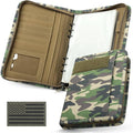 WYNEX Tactical Notebook Padfolio 6 Ring Binder, A5 Refill Paper | M-7.3x10" Zip Hardcover Notebook, 80 Sheets Loose Leaf Paper, 1"O-ring Water-Resistant Planner, for Office College Field Gift