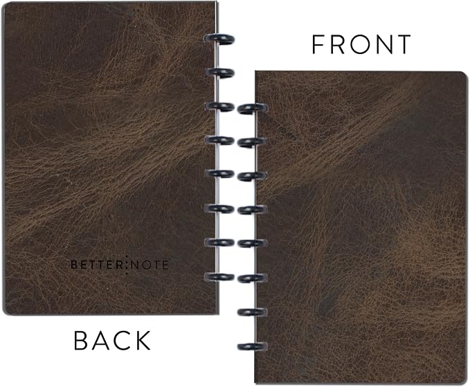 BetterNote COVER 11-Disc Planner Lightweight Durable LARGE (Not) Leather