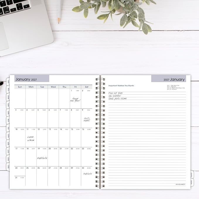 AT-A-GLANCE 2026 Planner Refill, Weekly & Monthly, 7" x 8.75", Medium, Executive, DayMinder, Refill for G545 Line Planners (G5455026)