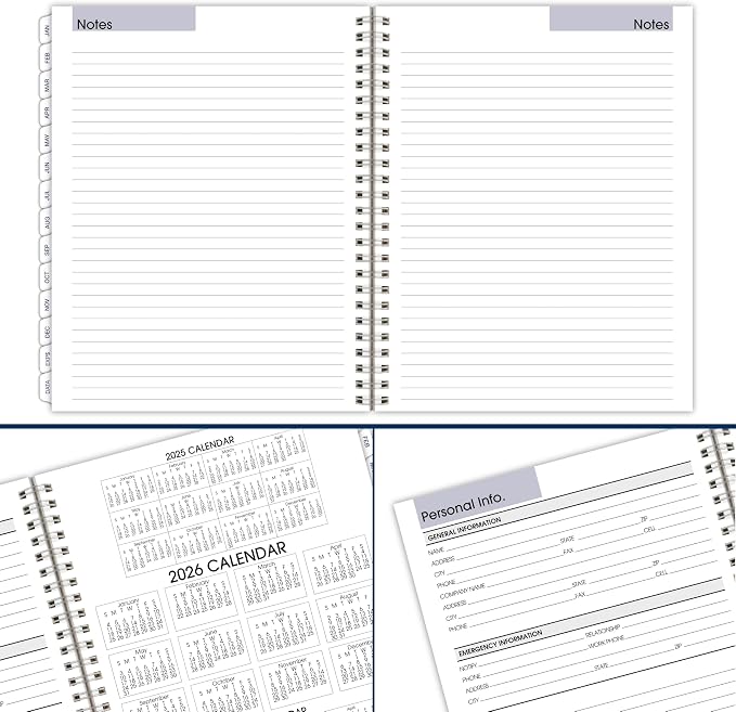 AT-A-GLANCE 2026 Planner Refill, Weekly & Monthly, 7" x 8.75", Medium, Executive, DayMinder, Refill for G545 Line Planners (G5455026)