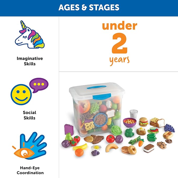 Learning Resources New Sprouts Classroom Play Food Set