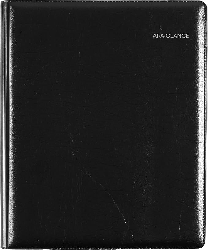 AT-A-GLANCE 2027 Planner Refillable, Weekly & Monthly, 7.5" x 9.25", Executive, DayMinder, Black (G5450027)