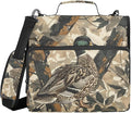 Duck Camo Camouflage Vintage 3 Ring Zipper Binder with Handle 1.5 inch Binder Organizer, Multi Pockets Office File Folder with Shoulder Strap 500 Sheet Capacity