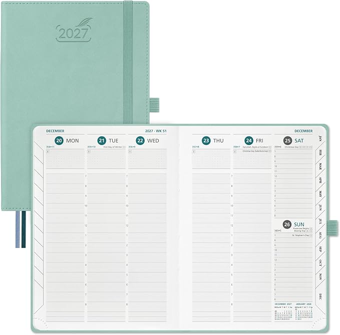 BEZEND 2027 Planner Weekly and Monthly, Daily Calendar Book (A5-6"x8.5")