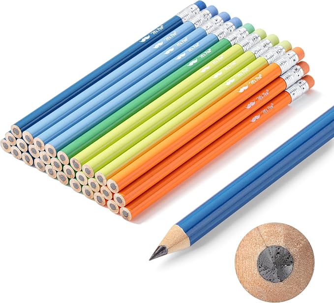 Mr. Pen- Jumbo Pencils, 30 Pack, Colorful Barrels